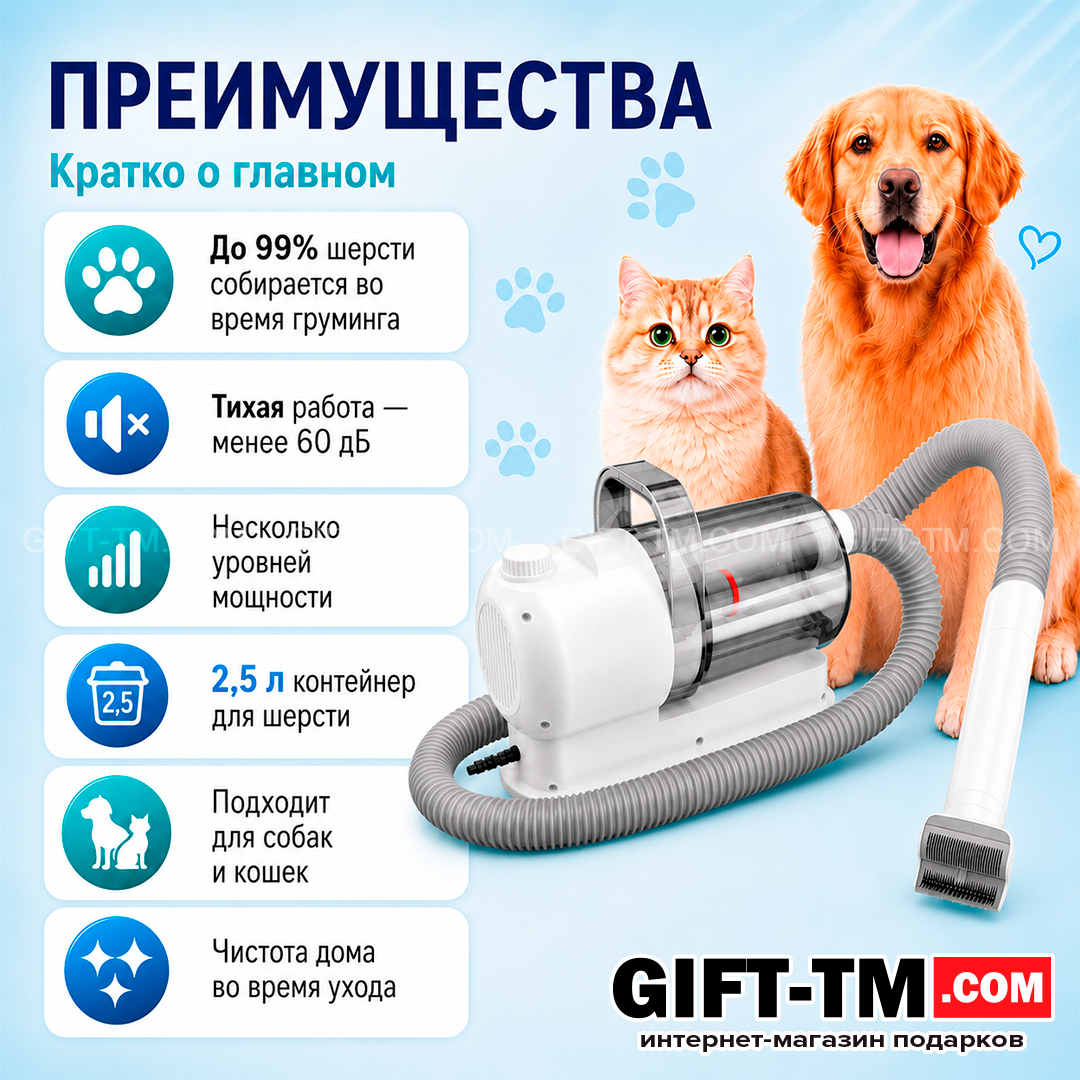 Пылесос для груминга животных — изображение 3